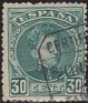 Spain 1901 Alfonso XIII 30 CTS Azul Edifil 249. España 1901 249 u. Subida por susofe